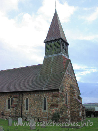 St Lawrence & All Saints, Steeple Church – My first impression of this church was an aghast "What the ... ?" I'm pleased to say though, that although the actual structure does not do a lot for me, the effect that Chancellor has applied, through the unusual and random use of materials is really rather interesting, if not aesthetically pleasing!