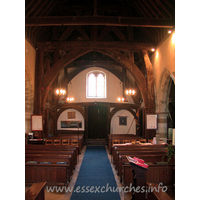 St Giles, Mountnessing Church – Interior 5: Looking west from the chancel.