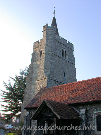 St Mary, Runwell Church – The south porch dates from the fifteenth century.