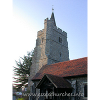 St Mary, Runwell Church – Exterior 3: The south porch dates from the fifteenth century.