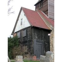 St Nicholas, Laindon Church – Exterior 7: The Priest's House dates from C17. It forms an annexe to the W of the main church building. It is a two-storey building, and has been much restored.
