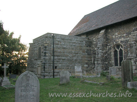 St Catherine, East Tilbury Church – This tower was started in 1917, in memory of those who had given their lives in the Great War.