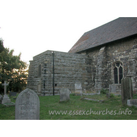 St Catherine, East Tilbury Church – Exterior 3: This tower was started in 1917, in memory of those who had given their lives in the Great War.