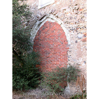St Catherine, East Tilbury Church – Exterior 6: The blocked W doorway, which would have lead into the church from the original tower.