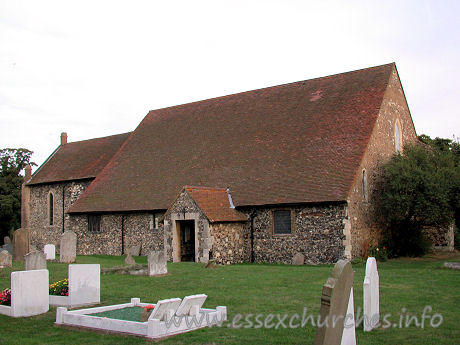 St Catherine, East Tilbury Church – The N side of the church.