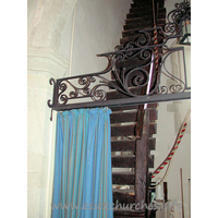 St Mary, Stifford Church – Interior 4: Steep primitive stairs leading up into the West tower.
