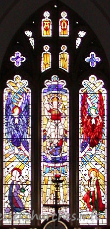 All Saints, Stock Harvard Church – The east window.