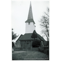 All Saints, Stock Harvard Church – Postcard 1: Dated 1962. One of a series of photos purchased on ebay. Photographer unknown.