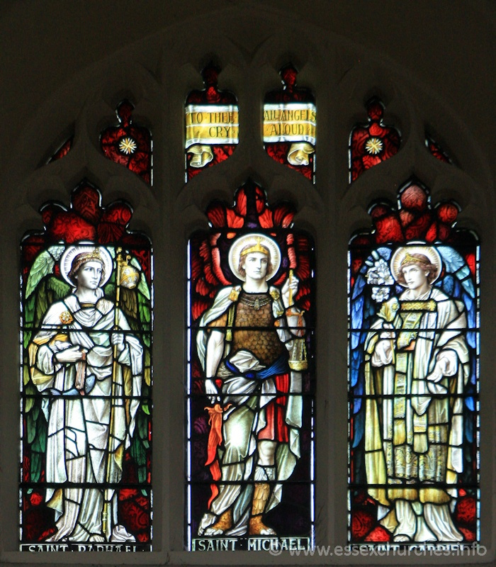 St Peter Ad Vincula, Coggeshall Church – To thee, all angels cry aloud === Saint Raphael === Saint Michael === Saint Gabriel