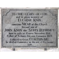 St John the Baptist, Great Clacton Church – Monument 1