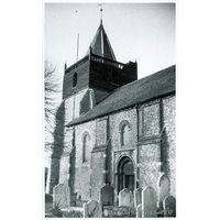 St John the Baptist, Great Clacton Church – Postcard 2: Dated 1963. One of a series of photos purchased on ebay. Photographer unknown.