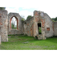 St Peter (Ruins), Alresford Church – Interior 2: Another shot, looking across the nave. The opening is possibly the rood staircase area.