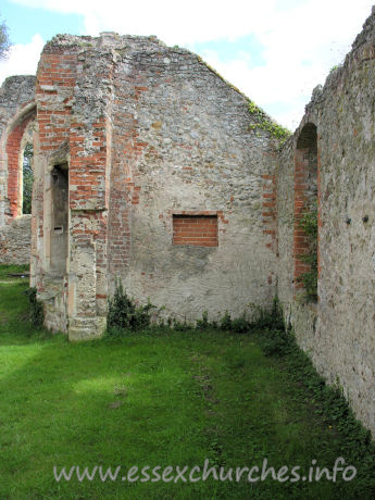 St Peter (Ruins), Alresford Church – Looking east in the south aisle.