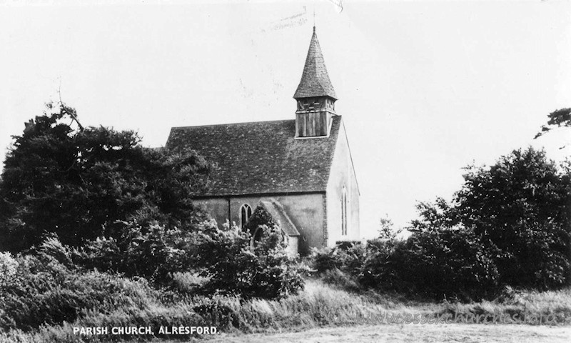 St Peter (Ruins), Alresford Church – This image has been kindly supplied by Andy Barham.