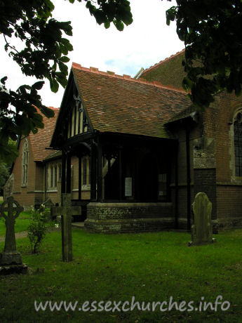 St Andrew, Weeley Church – The north porch.