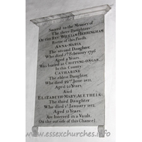 Dedication Unknown, Borley Church – Monument 7