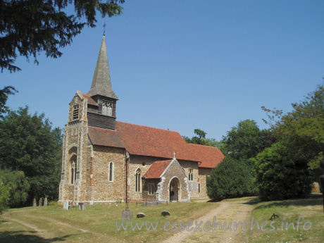 All Saints, Great Braxted Church – This image was kindly supplied by Vera F. Martin in honour of her dear father, Anthony Percy Stevens.
