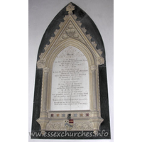 St Andrew, Belchamp St Paul Church – Monument 1
