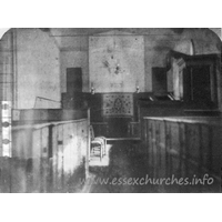 St Giles, Langford Church – Postcard 2: Supplied by Linda Lees. From a photo displayed in the church.