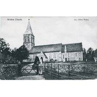 St Margaret, Wicken Bonhunt Church – Postcard 1: From a "Guy, Saffron Walden" postcard - postmarked 1915.