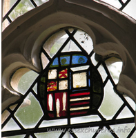 St Mary the Virgin, Henham Church – Stained Glass 2: Detail in the S chancel window.