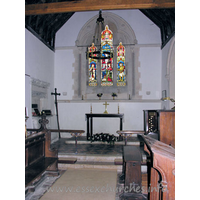 St Mary the Virgin, Strethall Church – Interior 3: The chancel was rebuilt in C15, and heavily restored in both 1861 and 1876.