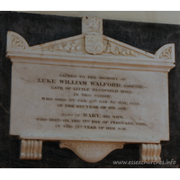 St Katharine, Little Bardfield Church – Monument 2