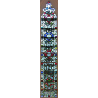 Dedication Unknown, Quendon Church – Stained Glass 4