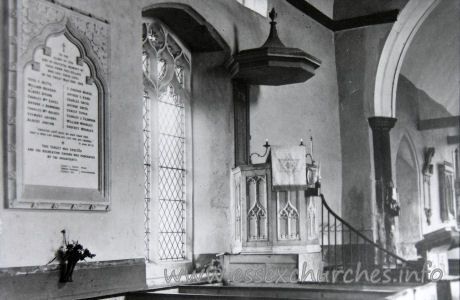 St Andrew, Helion Bumpstead Church – Taken from a picture in the church.