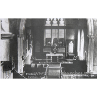 St Andrew, Helion Bumpstead Church – Postcard 4: Taken from a picture in the church.