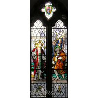 All Saints, Nazeing Church – Stained Glass 11: "Upon this rock I will build my church."