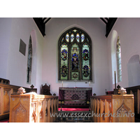 All Saints, Nazeing Church – Interior 4: The chancel, from beneath the chancel arch.