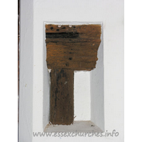 All Saints, Nazeing Church – Miscellaneous 2: One of two rood screen supports that remain either side of the chancel arch.