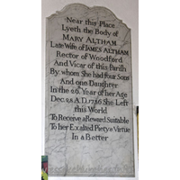 St Mary the Virgin, Latton Church – Monument 7