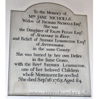 St Mary the Virgin, Latton Church – Monument 10