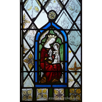 St Mary and St Hugh, Harlow (Old Harlow) Church – Stained Glass 14: Image kindly supplied by Steve Elliott.