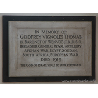 St Mary and St Hugh, Harlow (Old Harlow) Church – Monument 18