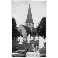 St Mary and St Hugh, Harlow (Old Harlow) Church – Postcard 1