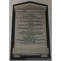 St Nicholas, Tillingham Church – Monument 1
