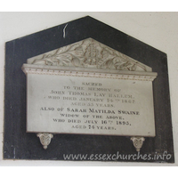 St Andrew, Wormingford Church – Monument 2