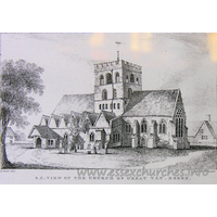 St Barnabas, Great Tey Church – Postcard 1