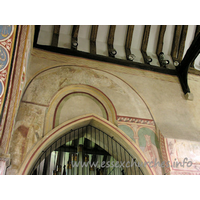 St Michael & All Angels, Copford Church – Interior 11: This arch was pierced into the S chancel wall during restoration by Henry Woodyer in 1879-84.