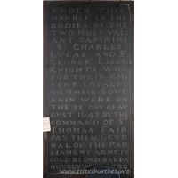 St Giles, Colchester Church – Monument 1