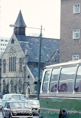 Trinity (Free Church of England), Southend-on-Sea Church – This is a cropped version of an original supplied by Richard Delahoy, from his personal collection. The next image shows the original. Reproduced by kind permission of Richard Delahoy.