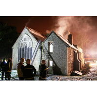St Mary the Virgin, Sheering Church – Postcard 2: Image courtesy of Essex County Fire and Rescue Service - http://www.essex-fire.gov.uk.