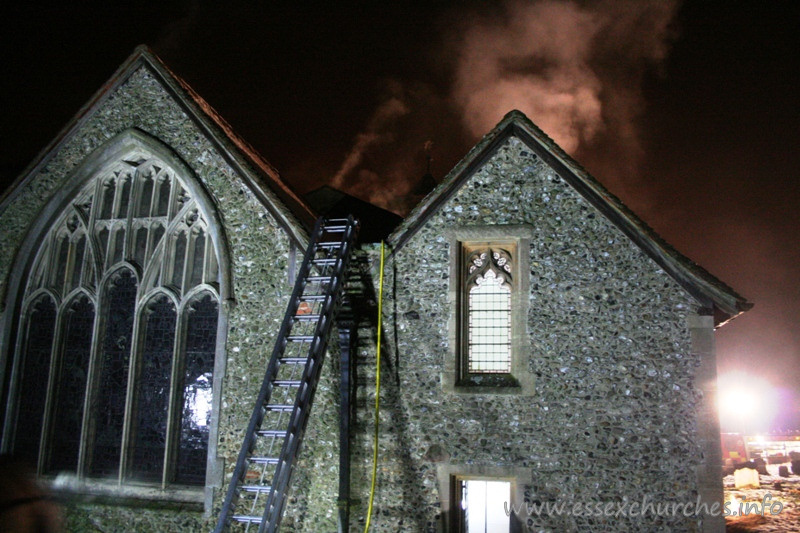 St Mary the Virgin, Sheering Church – Image courtesy of Essex County Fire and Rescue Service - http://www.essex-fire.gov.uk.