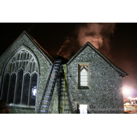 St Mary the Virgin, Sheering Church – Postcard 3: Image courtesy of Essex County Fire and Rescue Service - http://www.essex-fire.gov.uk.