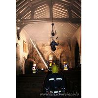 St Mary the Virgin, Sheering Church – Postcard 6: Image courtesy of Essex County Fire and Rescue Service - http://www.essex-fire.gov.uk.