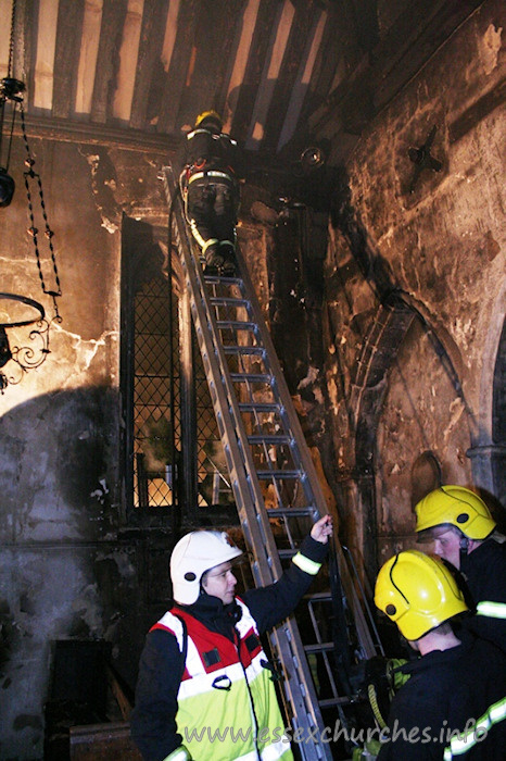 St Mary the Virgin, Sheering Church – Image courtesy of Essex County Fire and Rescue Service - http://www.essex-fire.gov.uk.