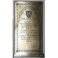 St James, Greenstead Green Church – Monument 1